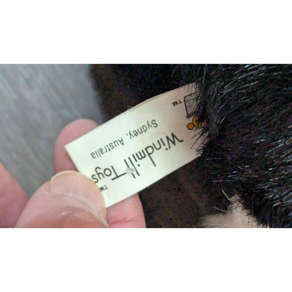 Windmill Toys Plush Australia Tassy Devil Stuffed Animal 12" Realistic Toy black - Picture 9 of 12